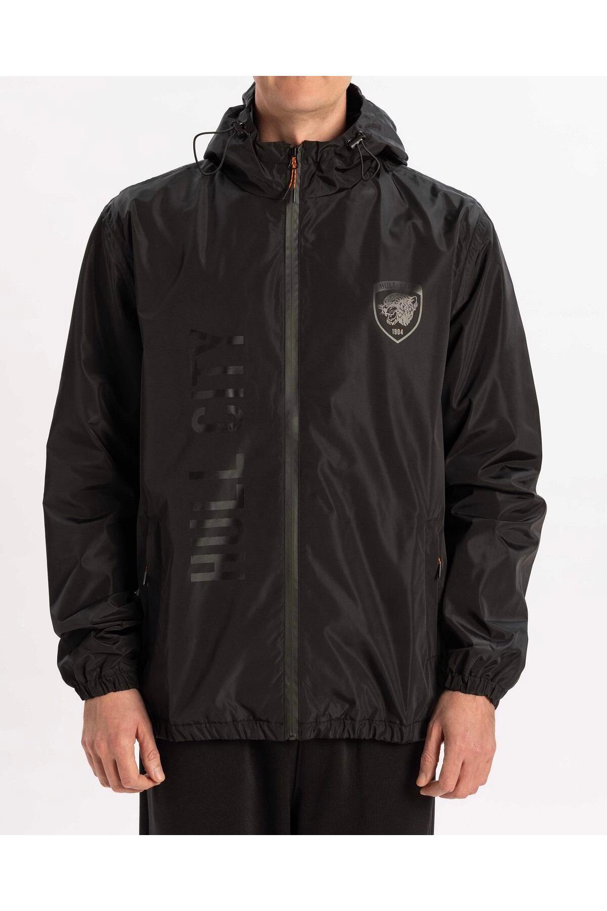 Hull City Stealth Rain Jacket Erkek Siyah Ceket