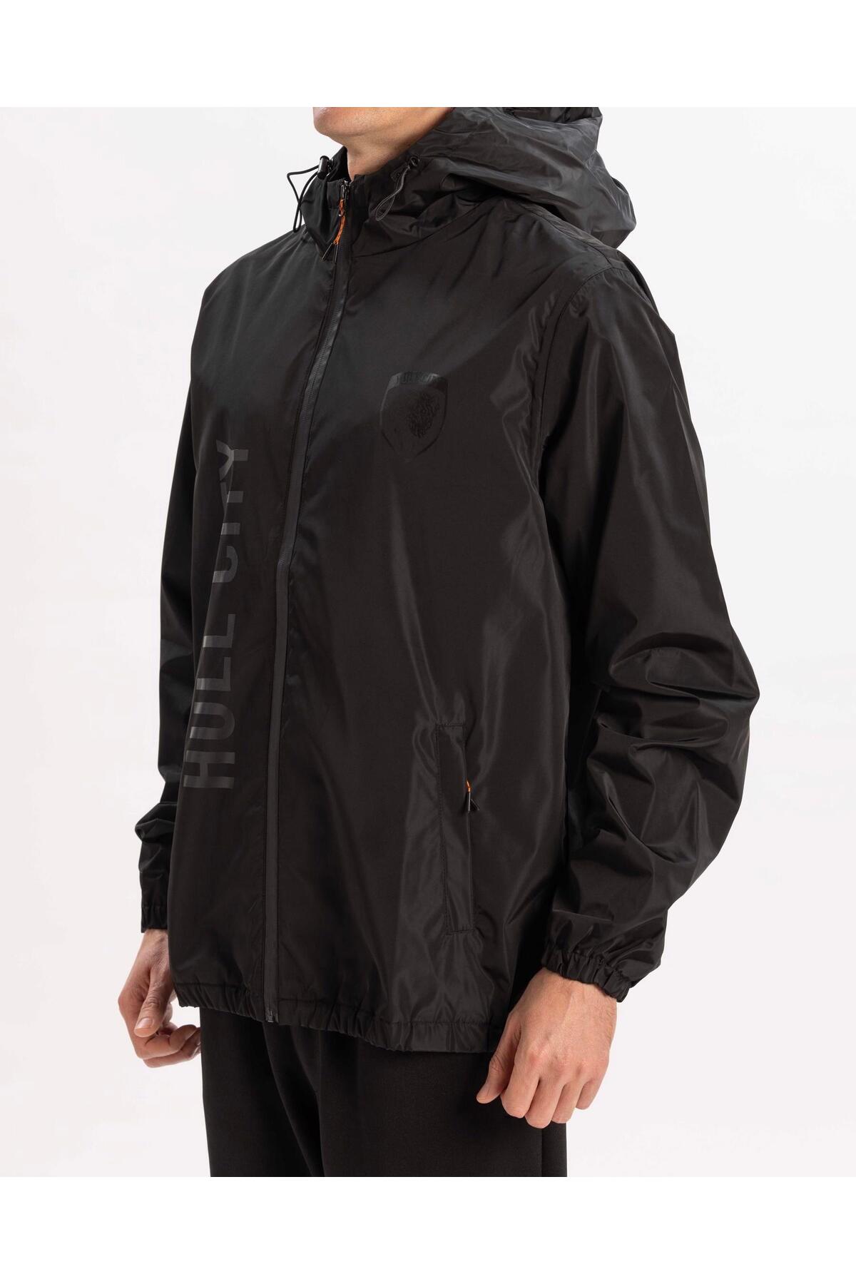 Hull City Stealth Rain Jacket Erkek Siyah Ceket görsel 2