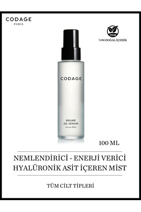 CODAGE PARIS Serum Mist - Arındırıcı, Nemlendirici, Yatıştırıcı, Işıltı Veren...