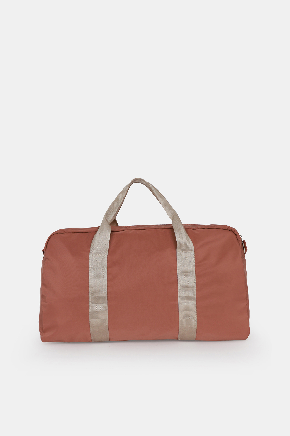 ICONE BAG Pudra Renk Kadın & Erkek Spor Çantası, Paraşüt Kumaş Önü Cepli Unisex Spor Fitness Gym Çantası görsel 2