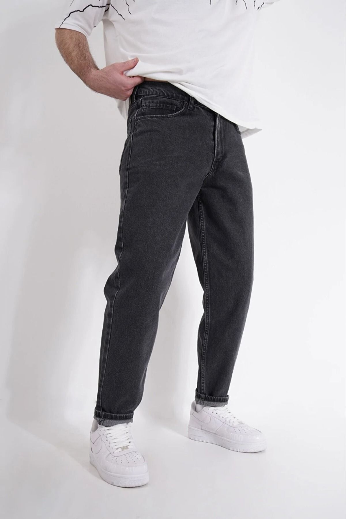 viking's line Erkek Füme Boyfriend Pantolon görsel 2