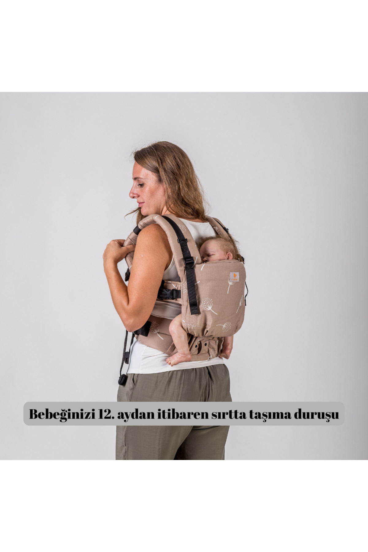 Lufasling Bebek Kangurusu, Ergonomik, Organik Pamuk, Civra fotoğrafı 6 (önizleme)