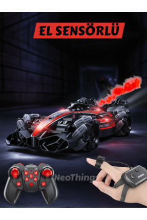 YILDIRIM OYUNCAK Uzaktan Kumandalı Bilek Sensörlü Buhar Atabilen Led Işıklı D...