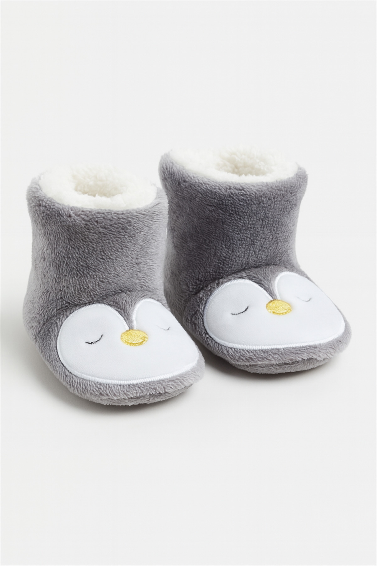 Children's Snoozies, Baby Home Boots, Cute Embroidered Baby Snoozies with Animal Pattern