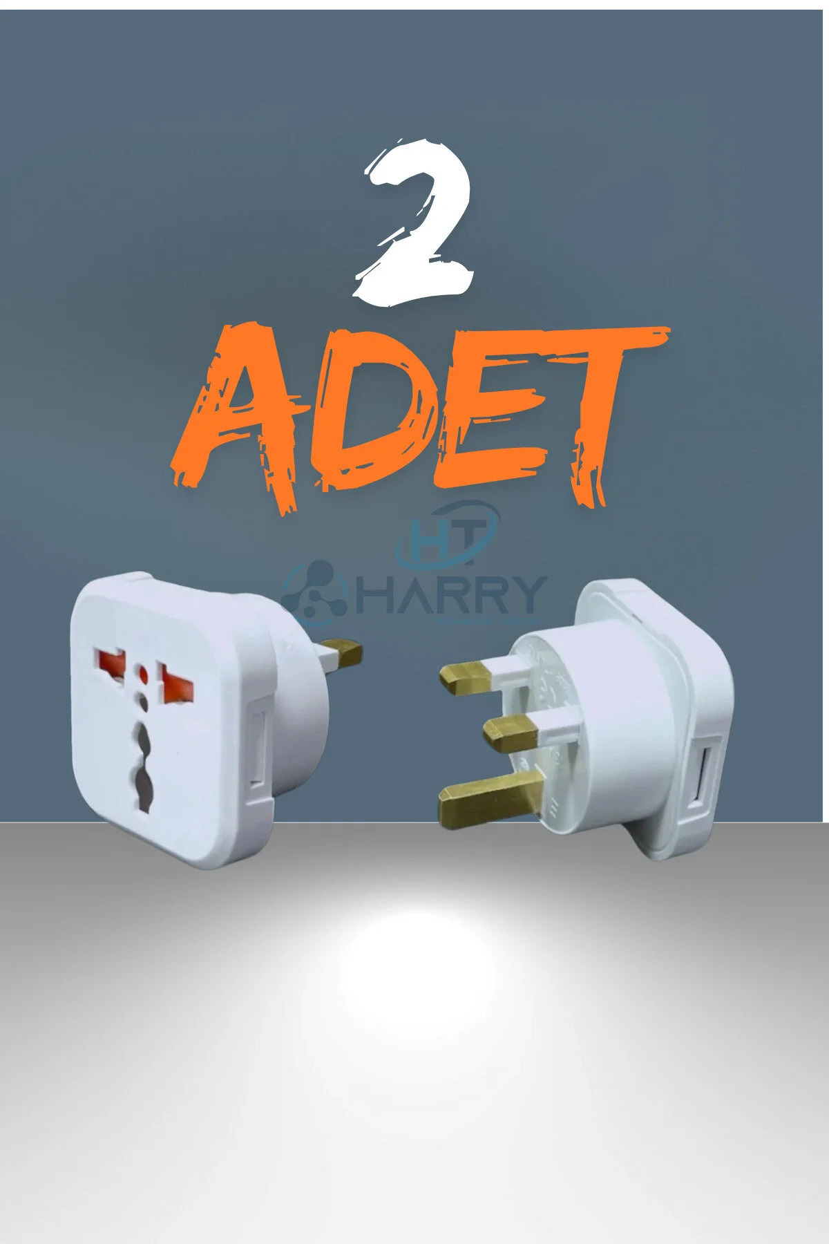 Rabelix Online Marketing 2 Adet Seyahat Adaptörü Amerika Ingiltere Avustralya Çin Arabistan Umre Fiş Priz Dönüştürücü