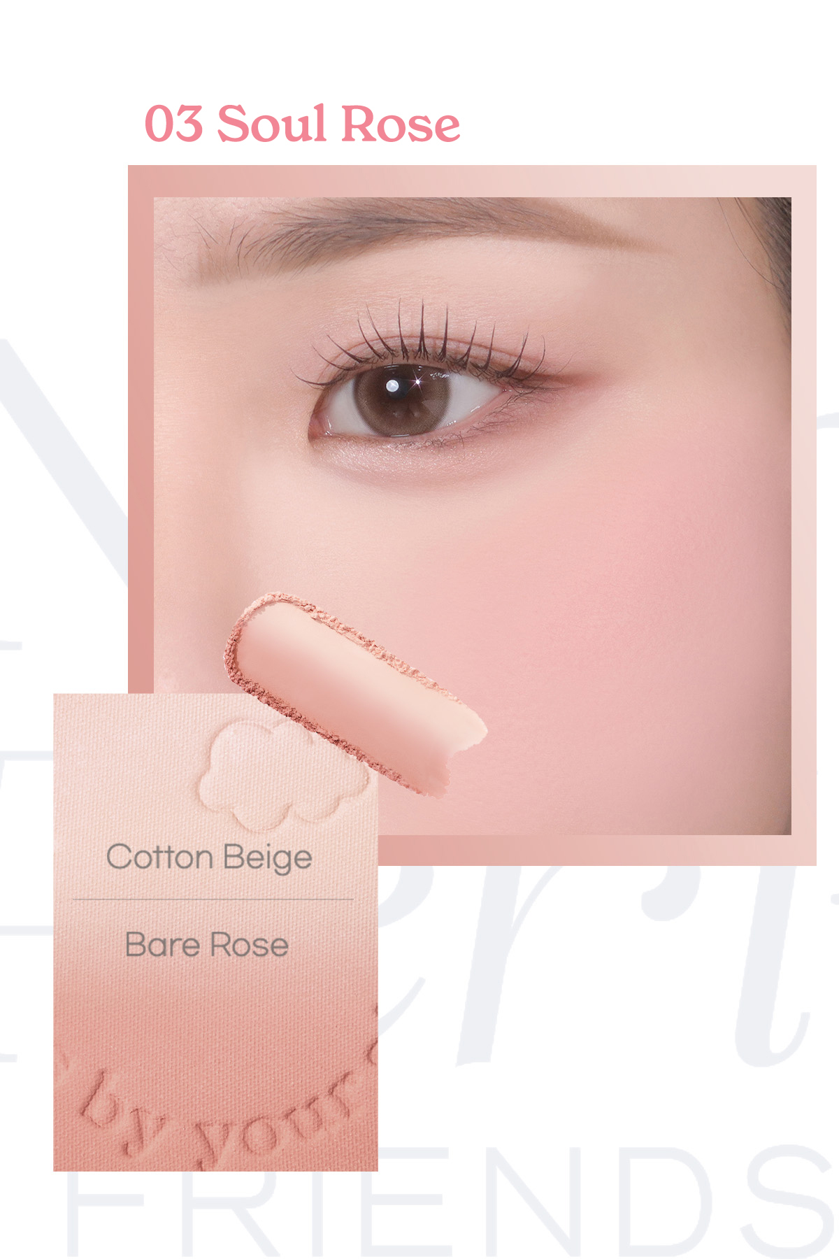 رژگونه پودری دو رنگ Pure Blushed Custom Cheek 003 Soul Rose — تصویر ۷۸۳۹ — تصویر 2 از 7