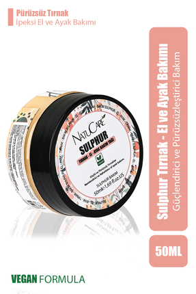 NatuCare SULPHUR GÜÇLENDİRİCİ VE PÜRÜZSÜZLEŞTİRİCİ TIRNAK - EL - AYAK BAKIMI ...