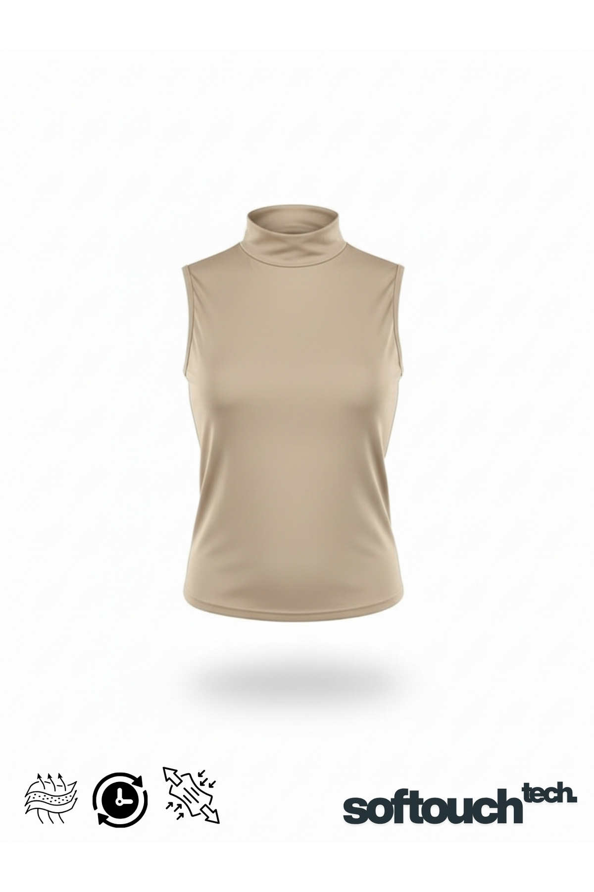 blck & premium DİK YAKALI CROP TOP DALGIÇ KUMAŞ (PAMUKLU VE UZUN DEĞİLDİR )