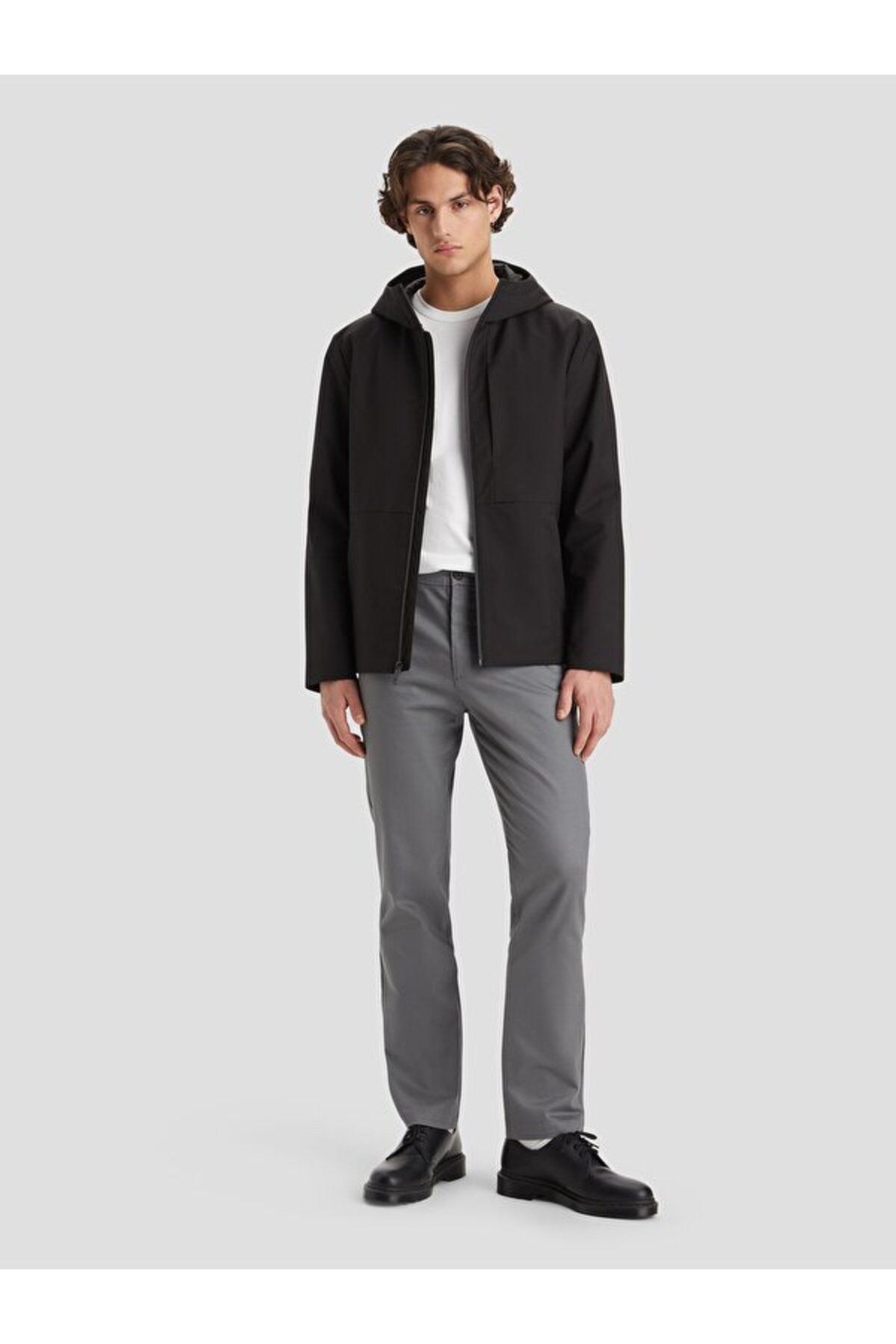 مانتو هودی مدرن Go Stretch Softshell — مشکی A854900000 — تصویر 5 از 5