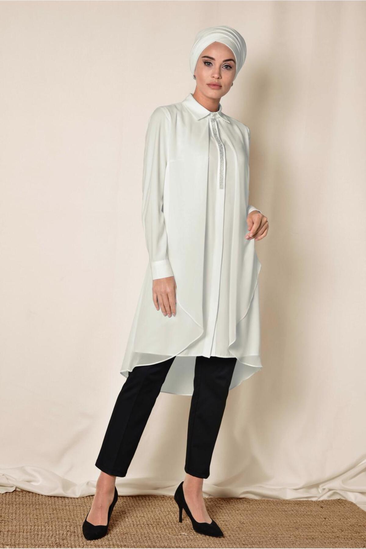 آلوینا تونیک طل با سنگ دوزی ۴۸۸۲