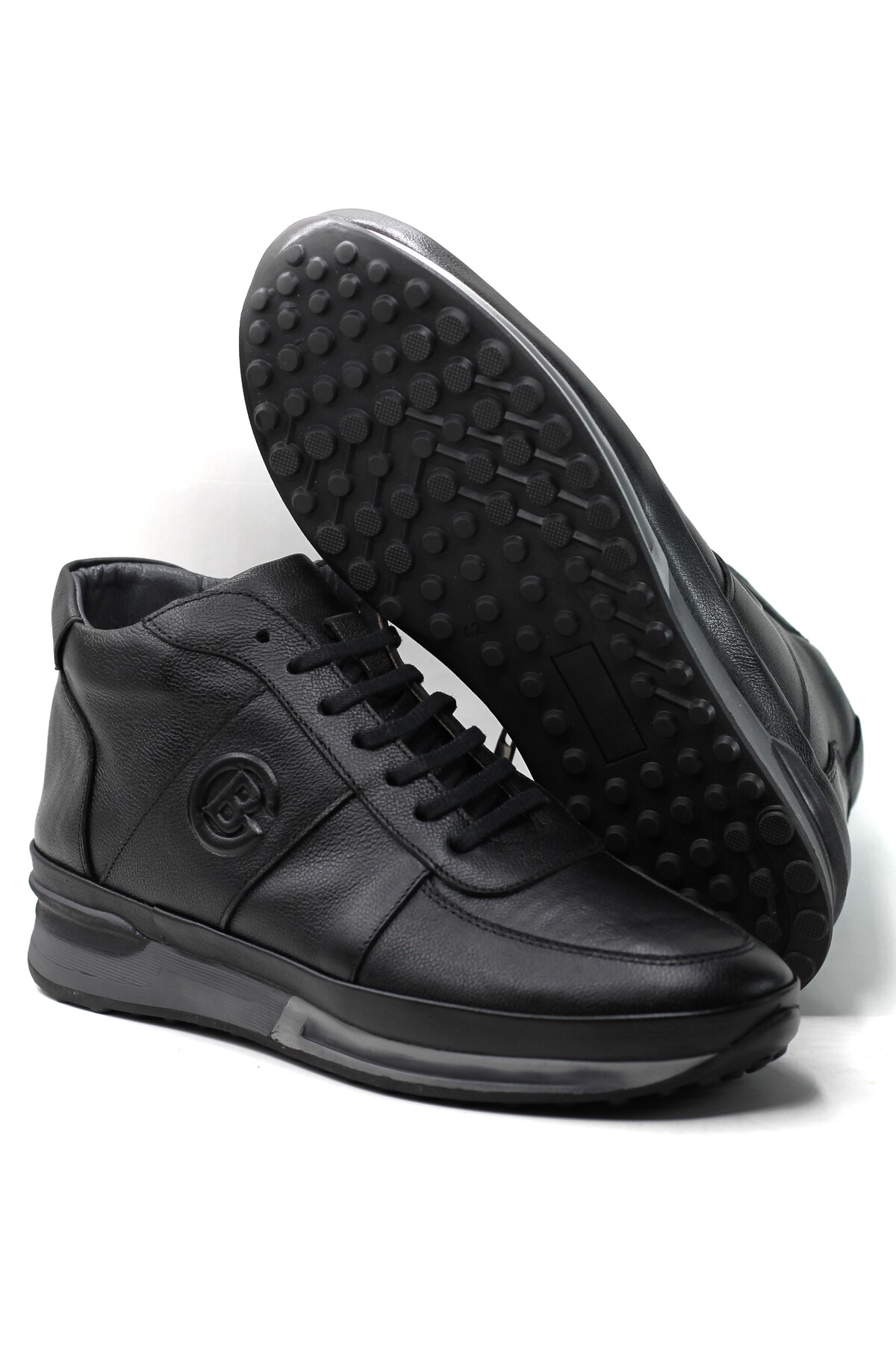 Yeşildaş  erkek %100 deri ayakkabı içi kürklü - Görsel 5