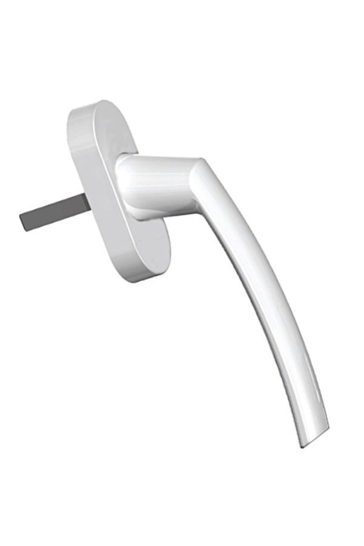 Genel Markalar 5 Adet Pimapen Beyaz Pvc Pencere Kolu Sürgülü Kapı Kolu - Kapı Kolu 6 Ay Kapı Kolu Plastik TR