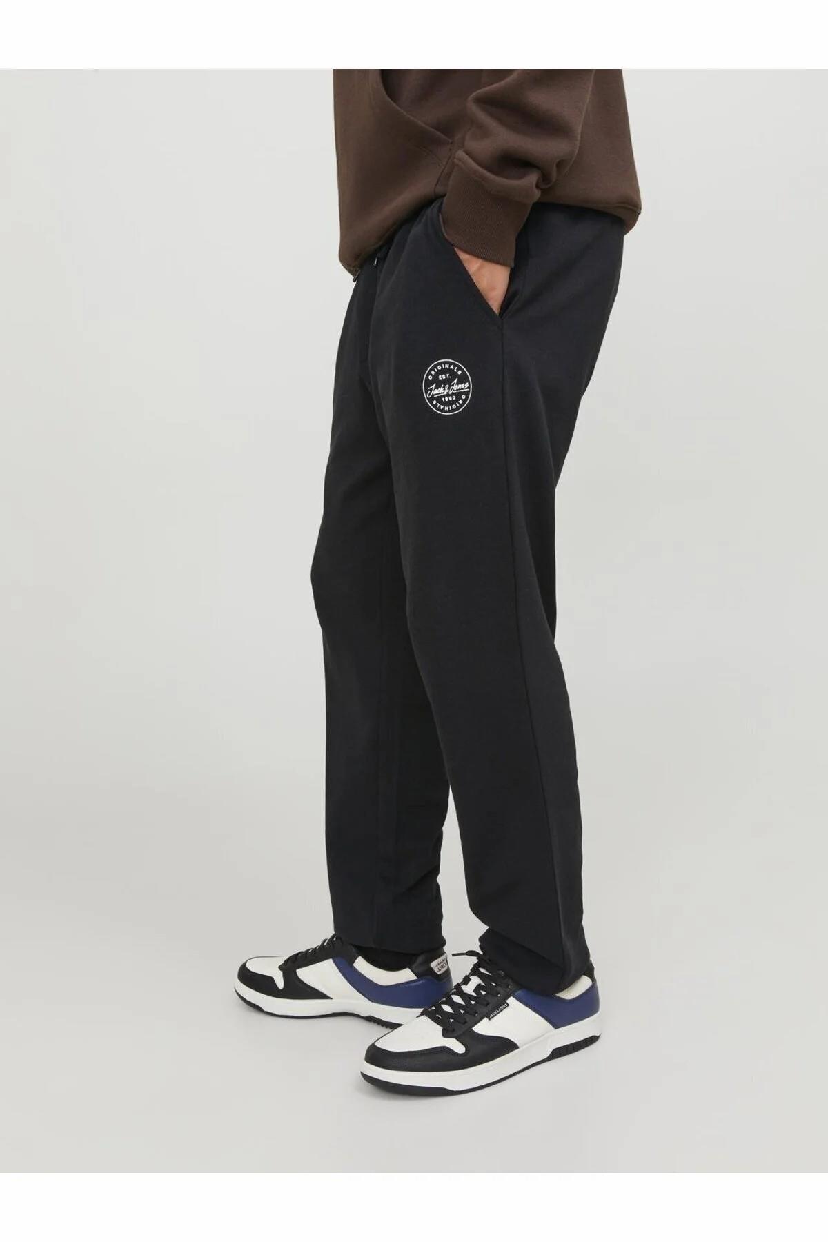 شلوار گرمکن ورزشی مردانه راسته فاق نرمال | جک اند جونز Jack & Jones 12165322 - تصویر 4