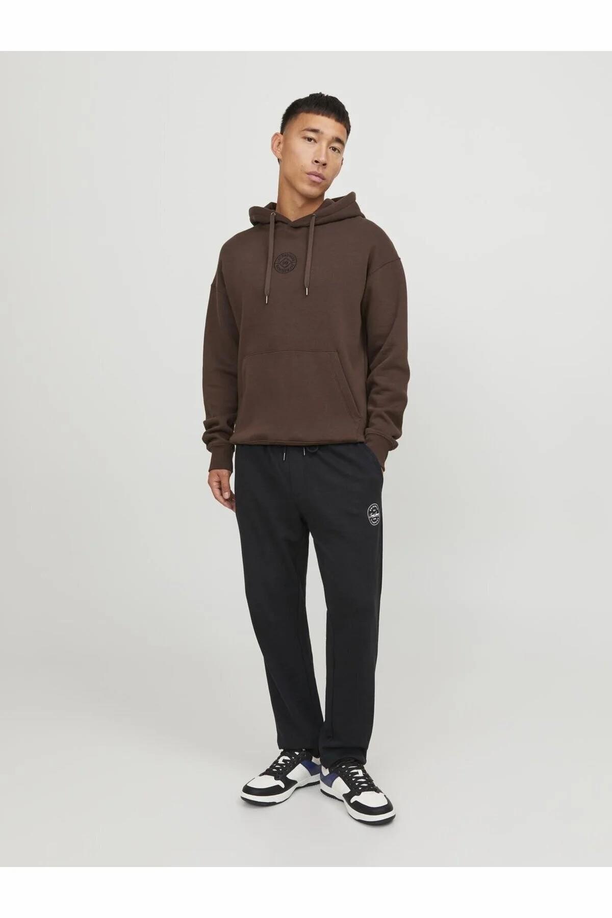 شلوار گرمکن ورزشی مردانه راسته فاق نرمال | جک اند جونز Jack & Jones 12165322 - تصویر 3