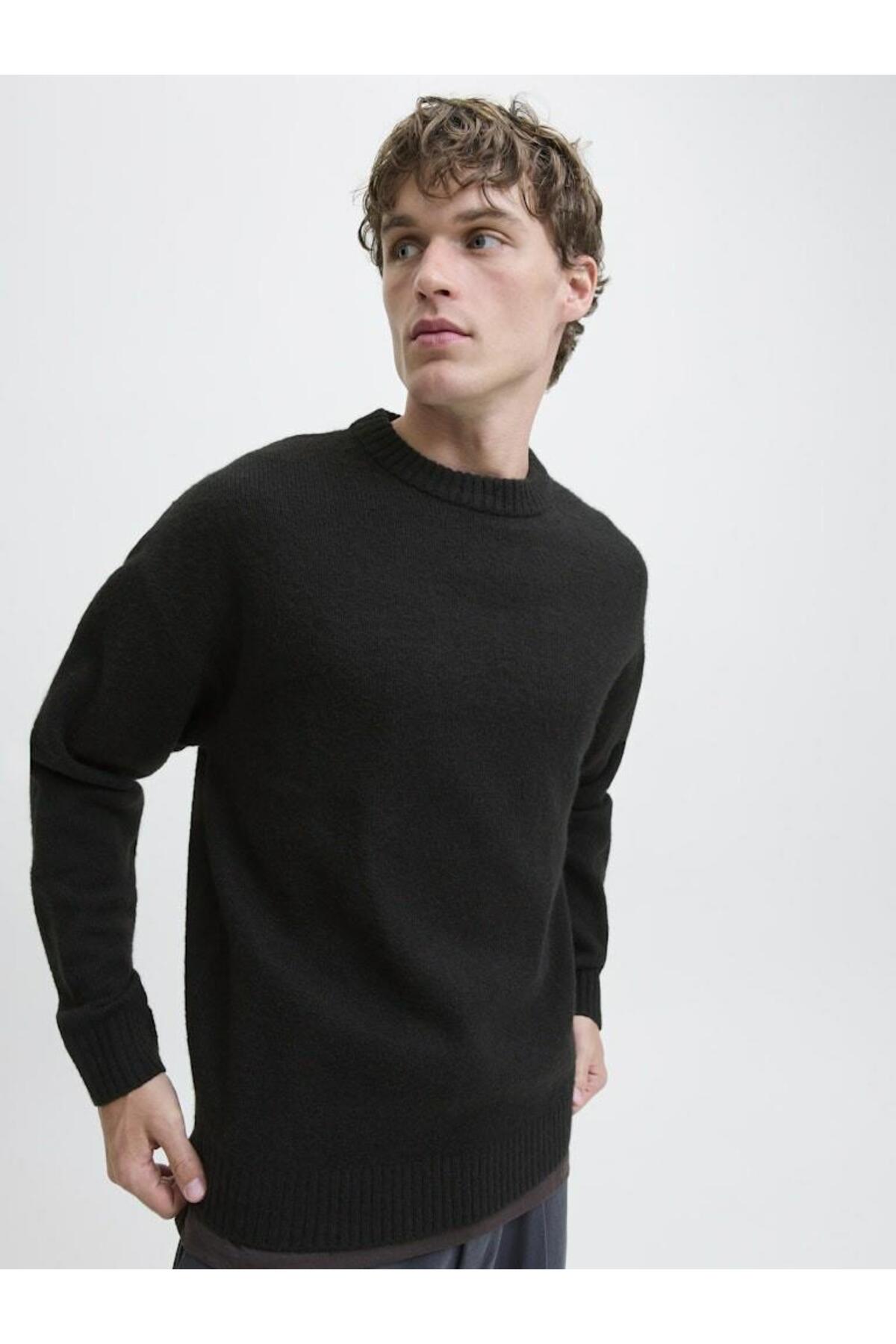 ژاکت کشی مردانه راسته آستین استاندارد | جک اند جونز Jack & Jones 12278924 - تصویر 4