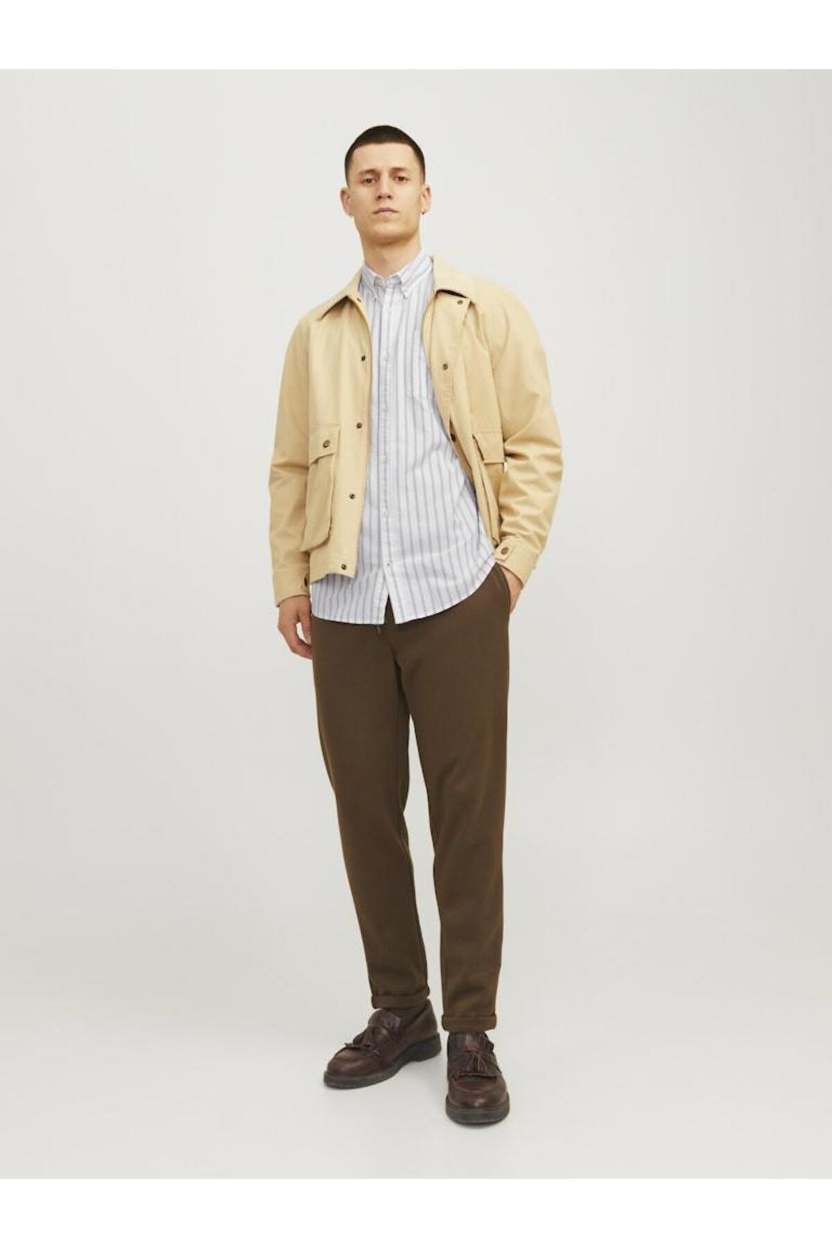 پیراهن مردانه راسته آستین استاندارد | جک اند جونز Jack & Jones 12182486 - تصویر 2