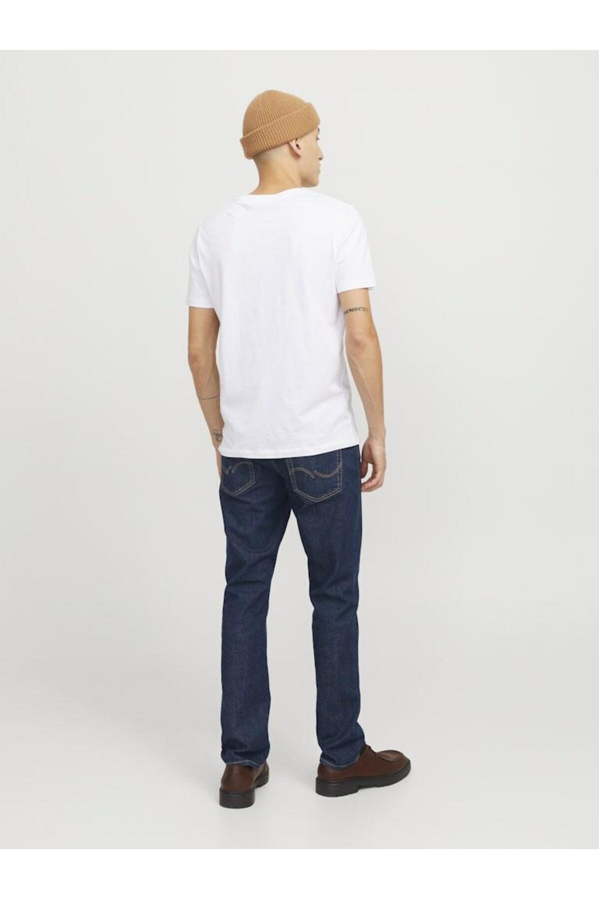 شلوار جین مردانه راسته فاق نرمال | جک اند جونز Jack & Jones 12259062 - تصویر 7