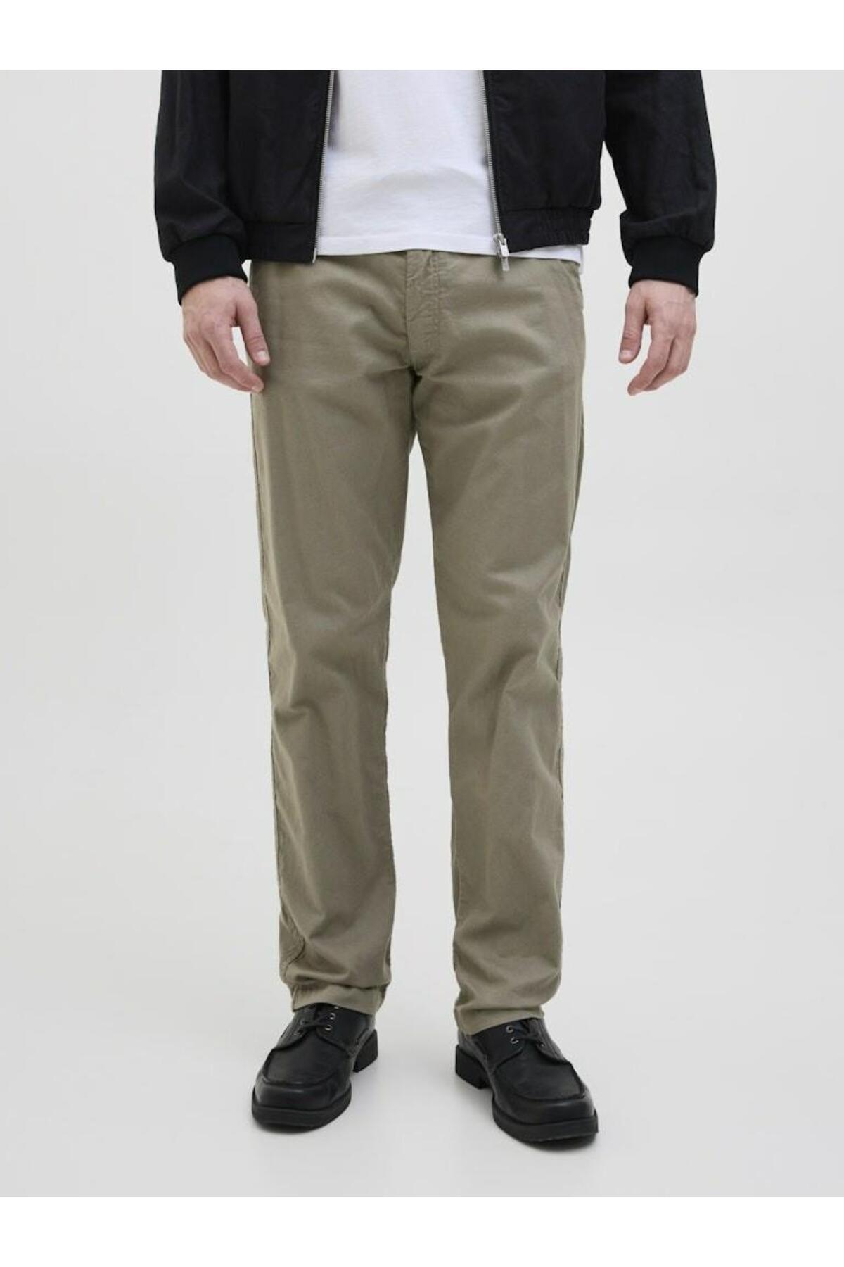 شلوار مردانه راسته فاق نرمال | جک اند جونز Jack & Jones 12274977 - تصویر 3