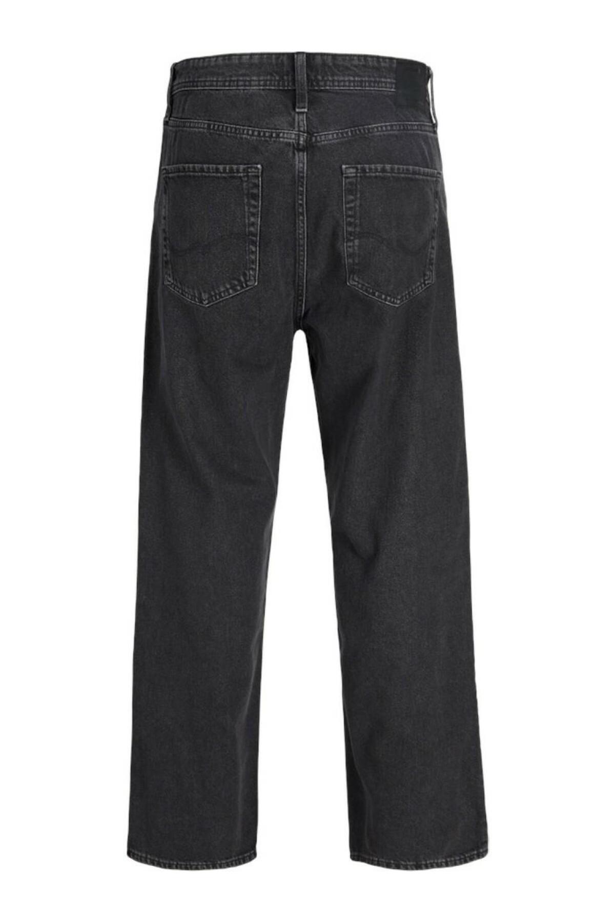 شلوار جین مردانه فاق نرمال | جک اند جونز Jack & Jones 12252762-Black Deni - تصویر 2