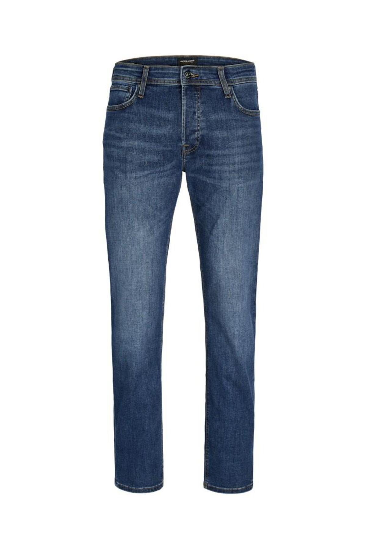 جک اند جونز شلوار جین آبی مردانه Jjimike Jjioriginal St 172 Exp Jean 12290748-Bluedenim