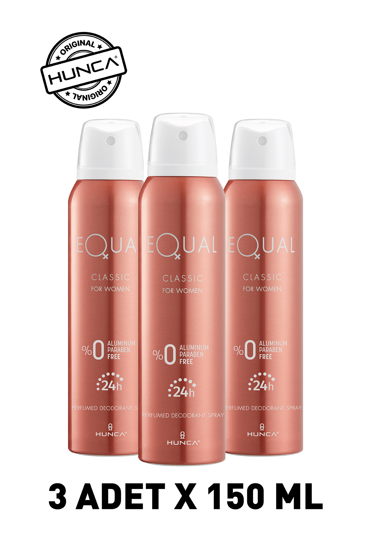 Kadın Edt Parfüm 75 ml & Deodorant 3*150 ml Avantajlı Set, Roll On Hediyeli — Equal_131_K — تصویر 2 از 4