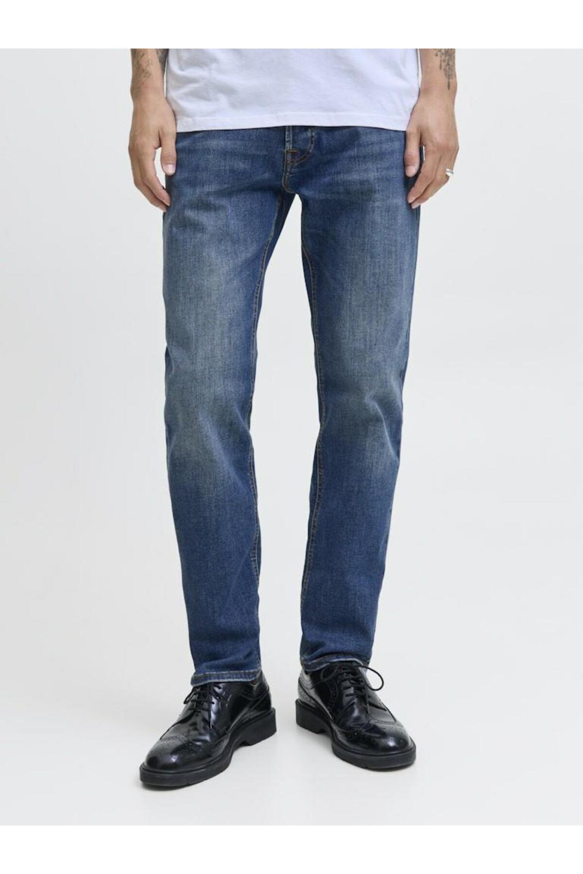 شلوار جین مردانه راسته فاق نرمال | جک اند جونز Jack & Jones 12290748 - تصویر 7