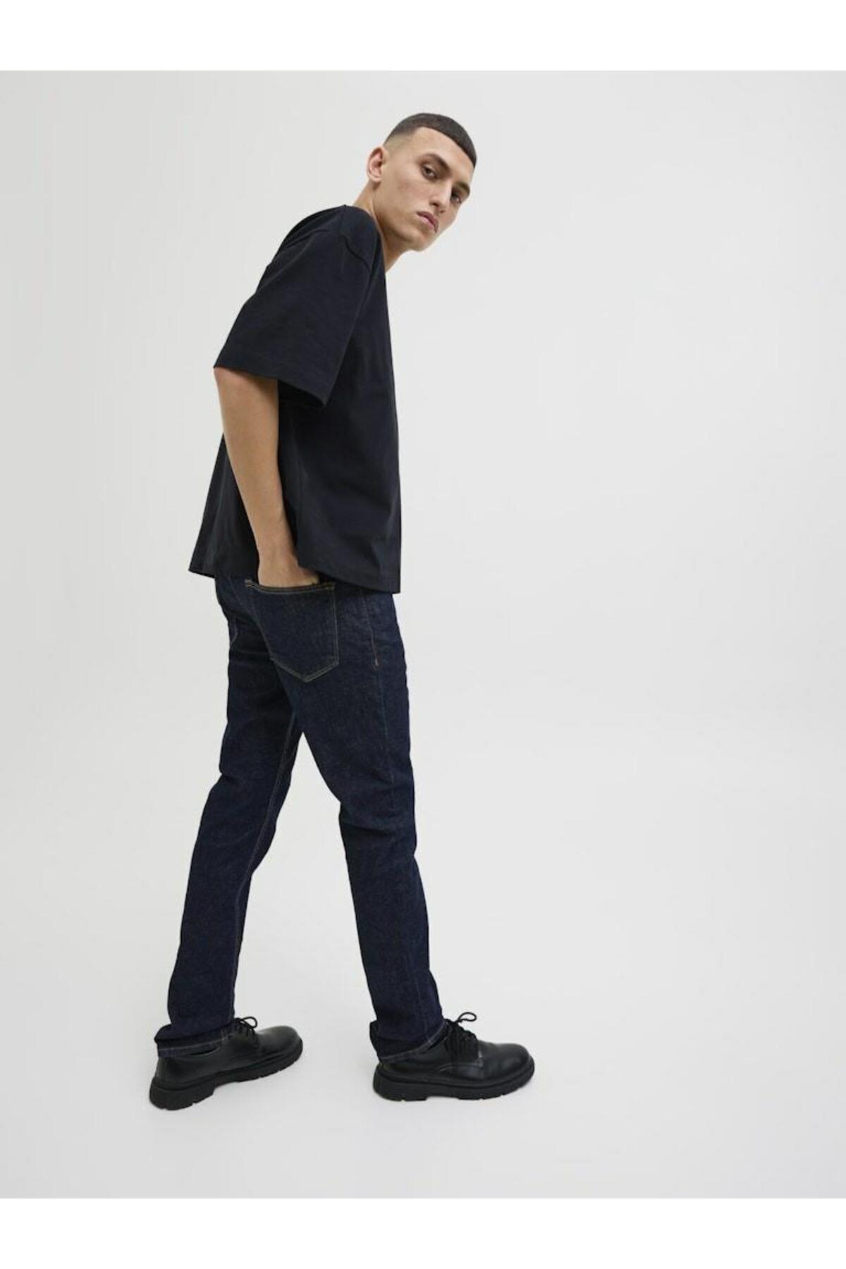 شلوار جین مردانه راسته فاق نرمال | جک اند جونز Jack & Jones 12261862 - تصویر 2