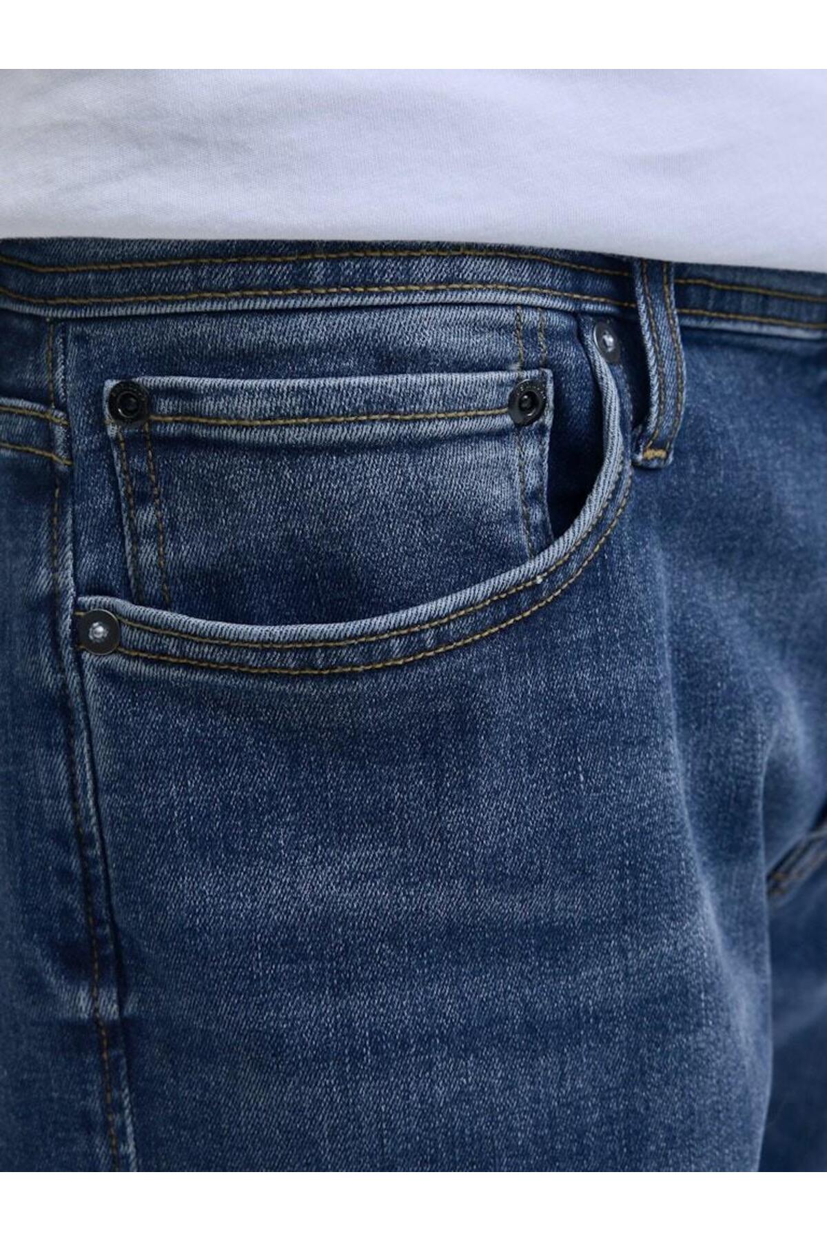 شلوار جین مردانه راسته فاق نرمال | جک اند جونز Jack & Jones 12290748 - تصویر 8