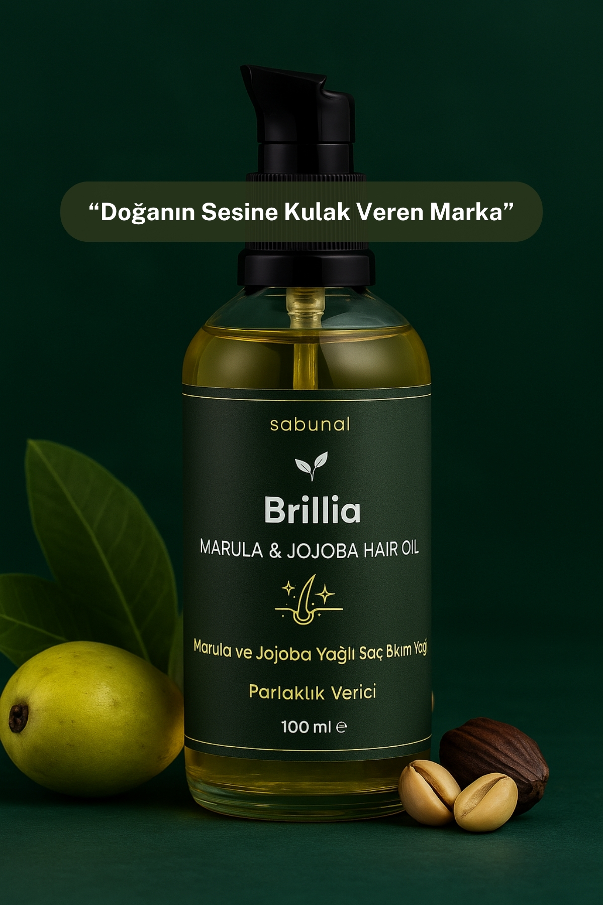 Brillia Işıltı ve Yumuşaklık 100 ml - Marula & Jojoba Saç Bakım Yağı — S25BRL100 — تصویر 6 از 7
