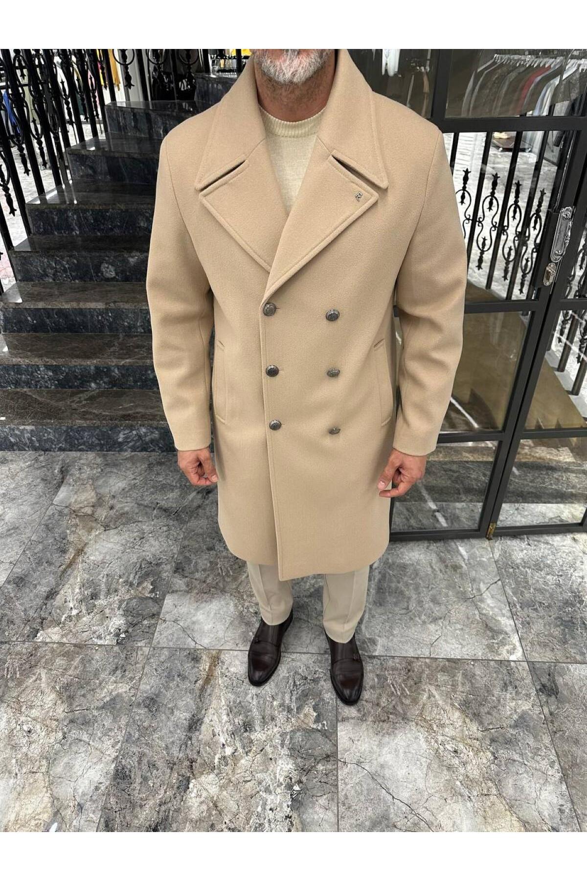 UZUN KRUVAZE OVERSIZE KABAN — رنگارنگ P251P71701 — تصویر 3 از 3