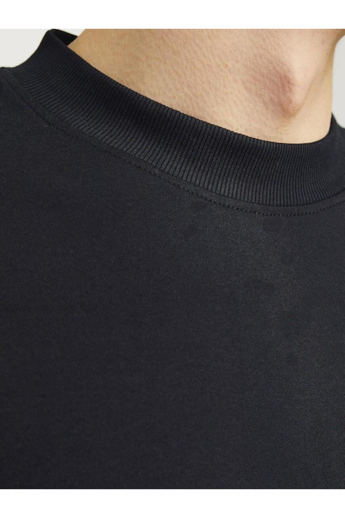 تیشرت مردانه راسته آستین کوتاه | جک اند جونز Jack & Jones 12259357-Black - تصویر 8