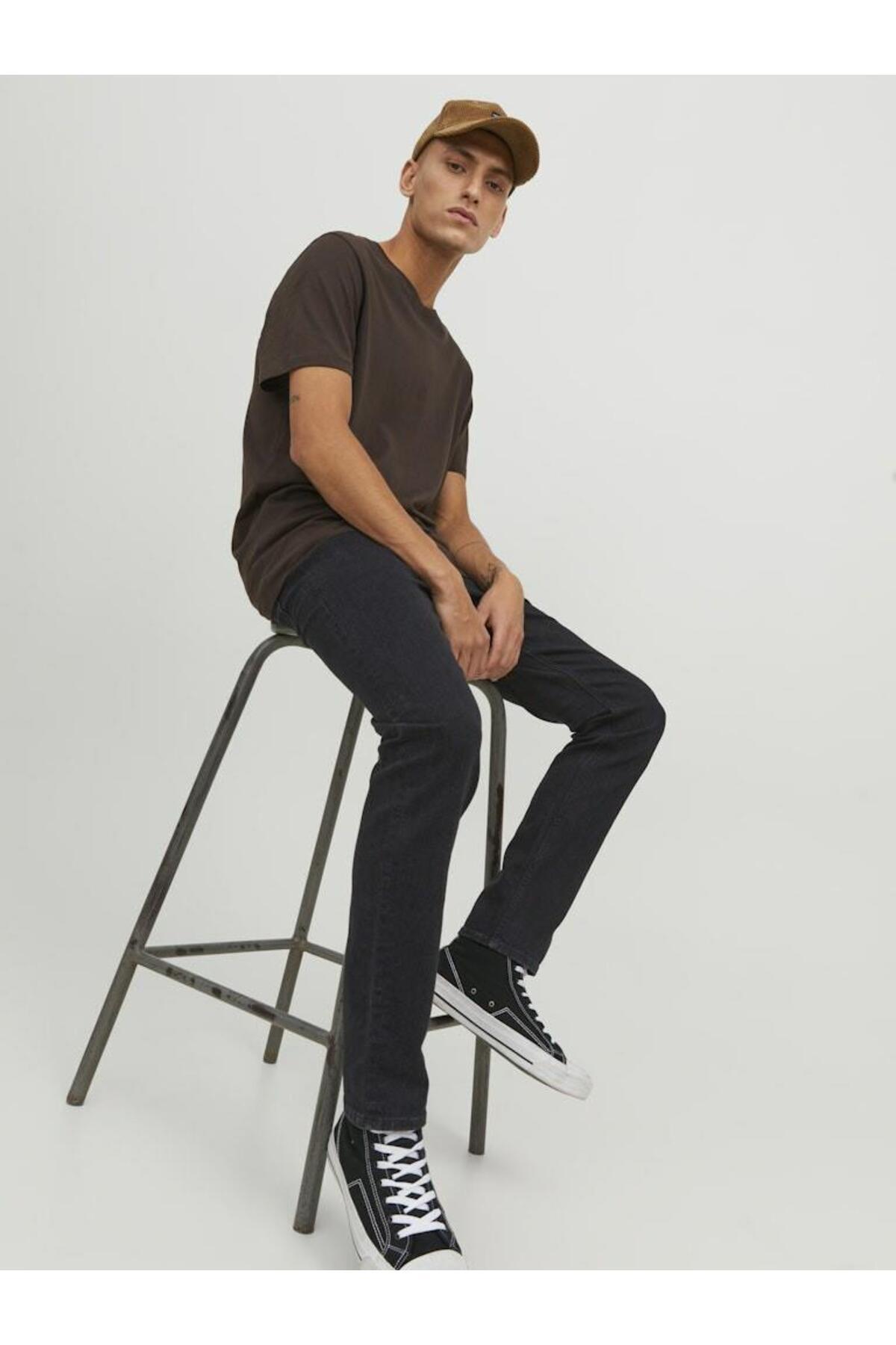 شلوار جین مردانه راسته فاق نرمال | جک اند جونز Jack & Jones jack-jones-jjiglenn-jjoriginal-sq-356-no - تصویر 8