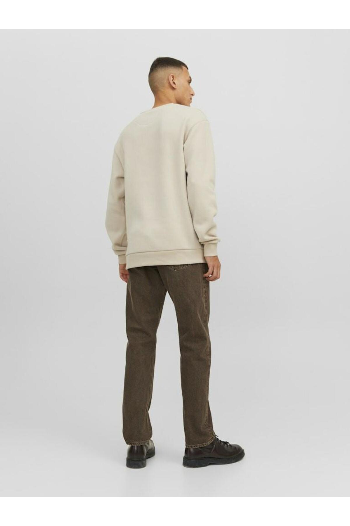 سویشرت مردانه راسته آستین بلند | جک اند جونز Jack & Jones TYCO1YG09N169393681678230 - تصویر 4