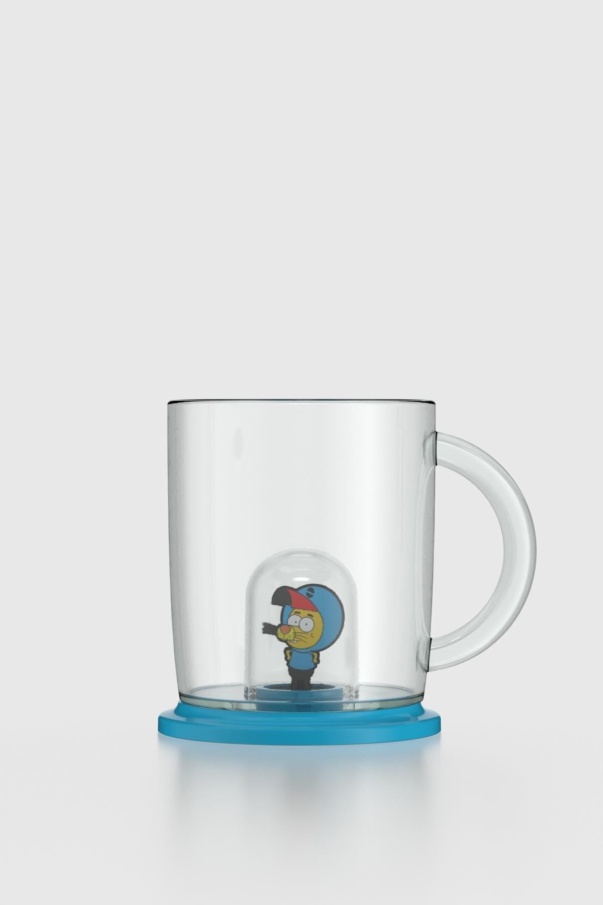 Renga Joy Kral Şakir Figürlü 250 ml Kulplu Tritan Bardak 222038 Mavi