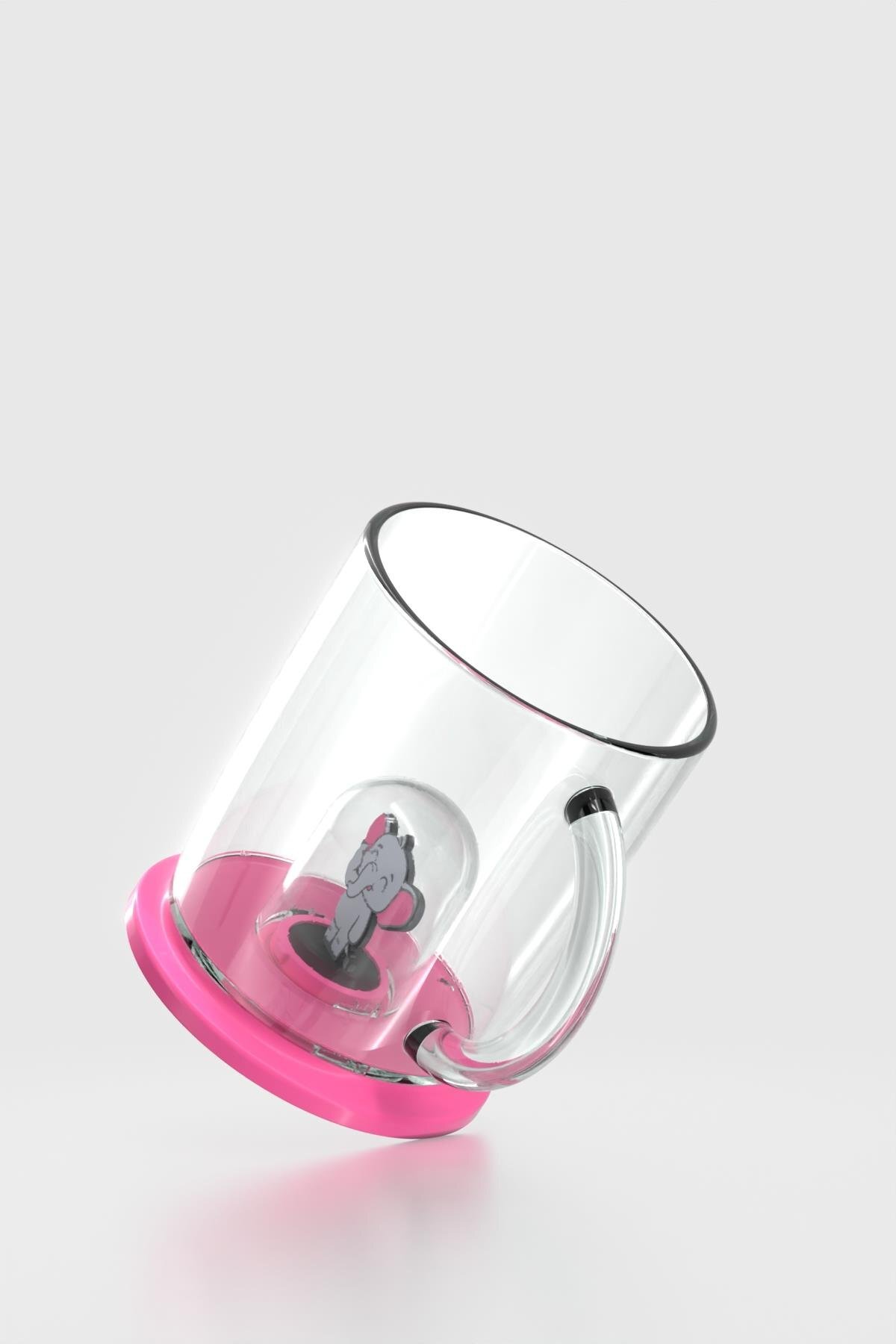 Renga Joy Fil Figürlü 250 ml Kulplu Tritan Bardak 222053 Pembe fotoğrafı 4 (önizleme)