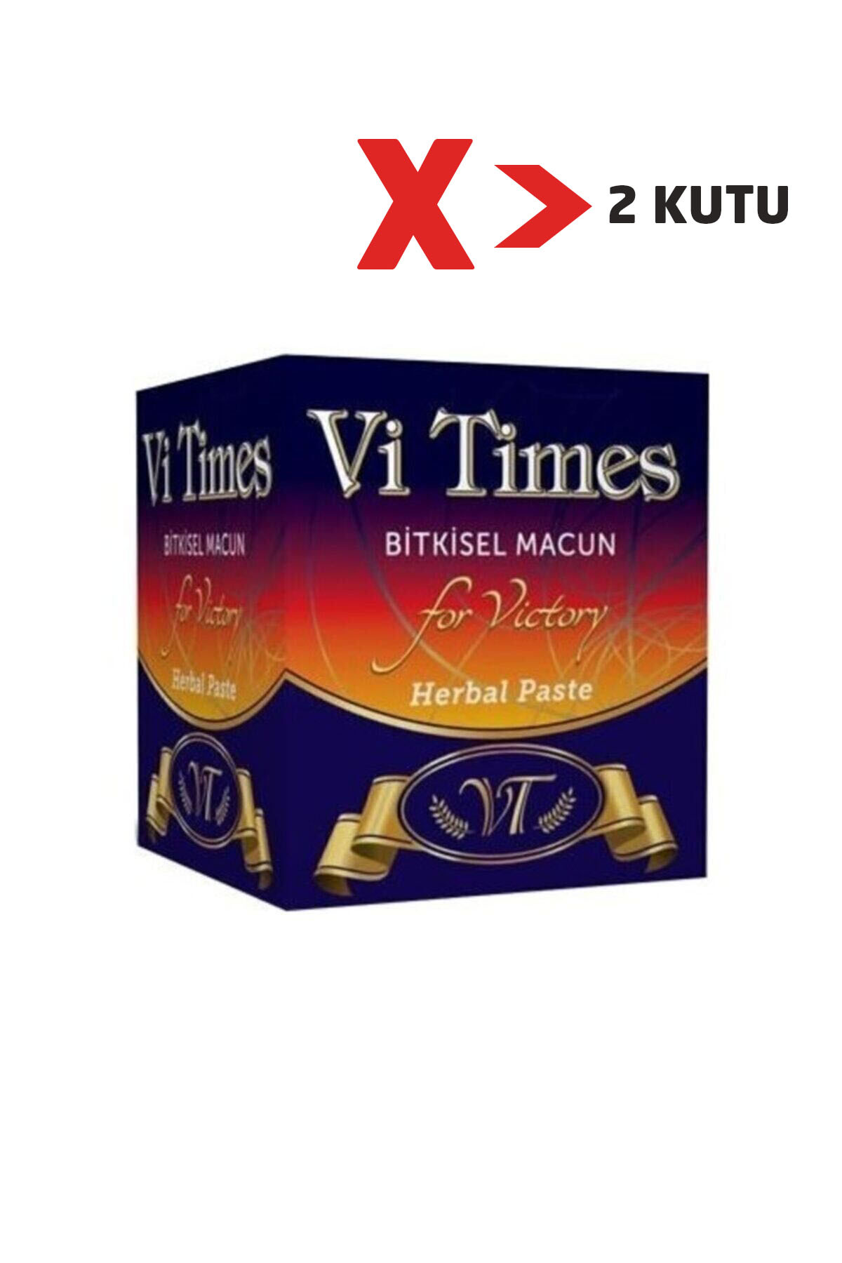 Vi Times 2 Adet Ballı Polenli Ginsengli Besin Takviyesi 230 Gr