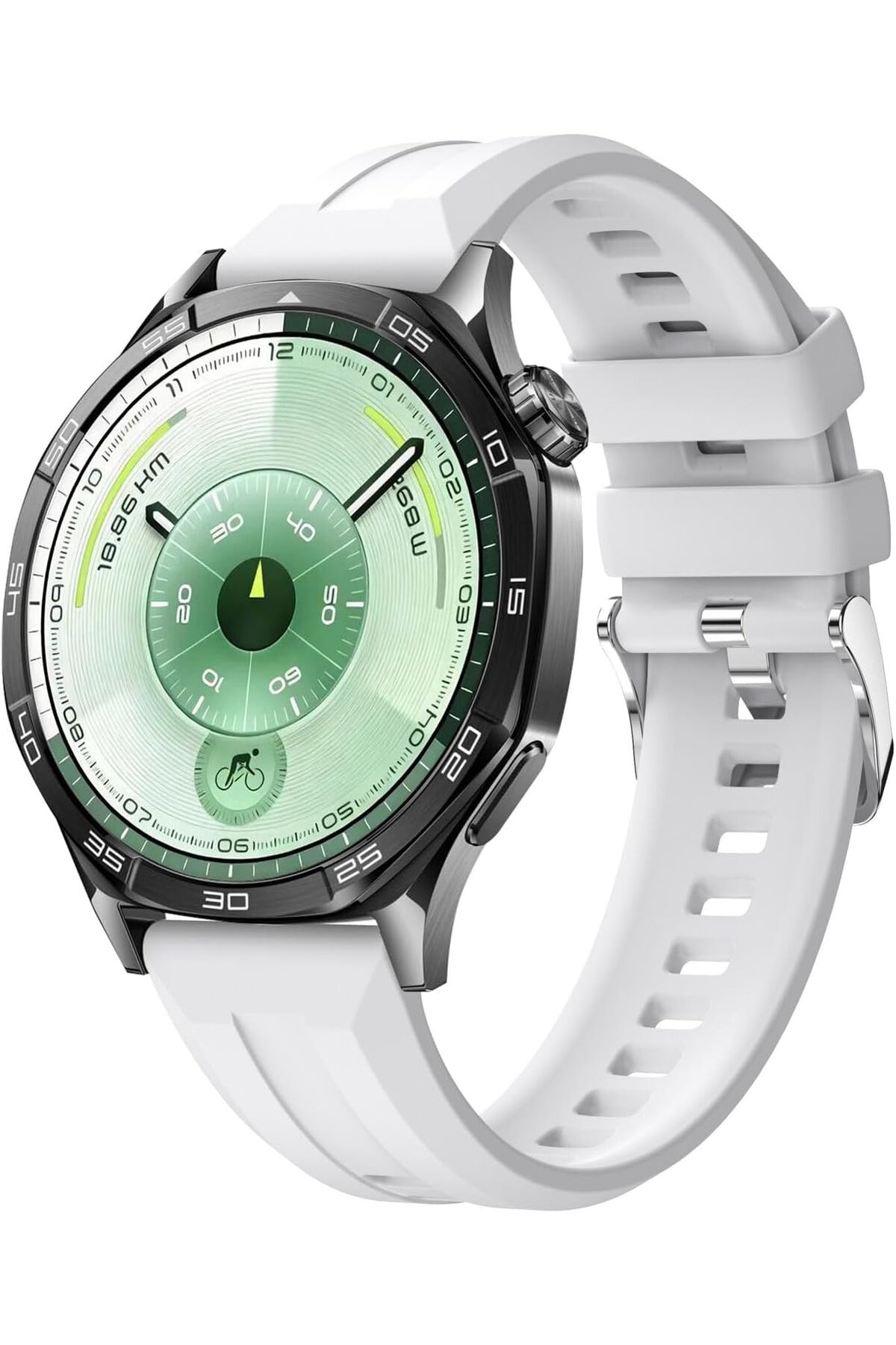Huawei Watch Gt2e/GT2/GT2 Pro/GT3/GT3 Pro/GT4/GT5/GT6 46mm Yeşil Kumaş Ayarlanabilir Lansman Kordon