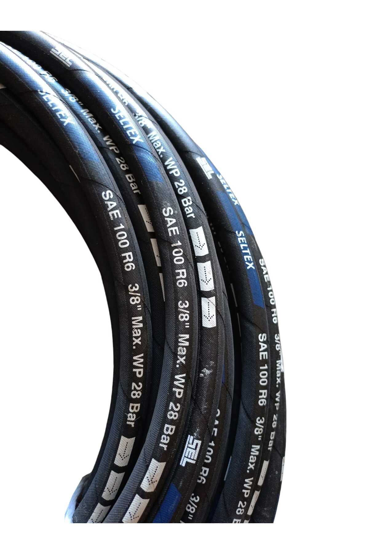 TAM HİDROLİK 5/8 R6 Yağ Yakıt Hava Su Hortumu Seltex 16 MM*22,6 MM