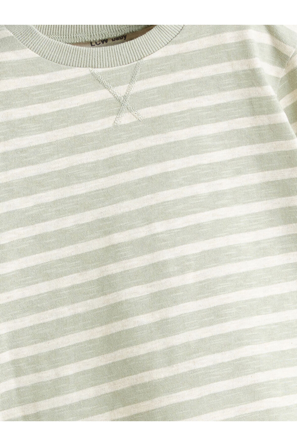 LC Waikiki Bisiklet Yaka Erkek Bebek Sweatshirt fotoğrafı 3 (önizleme)