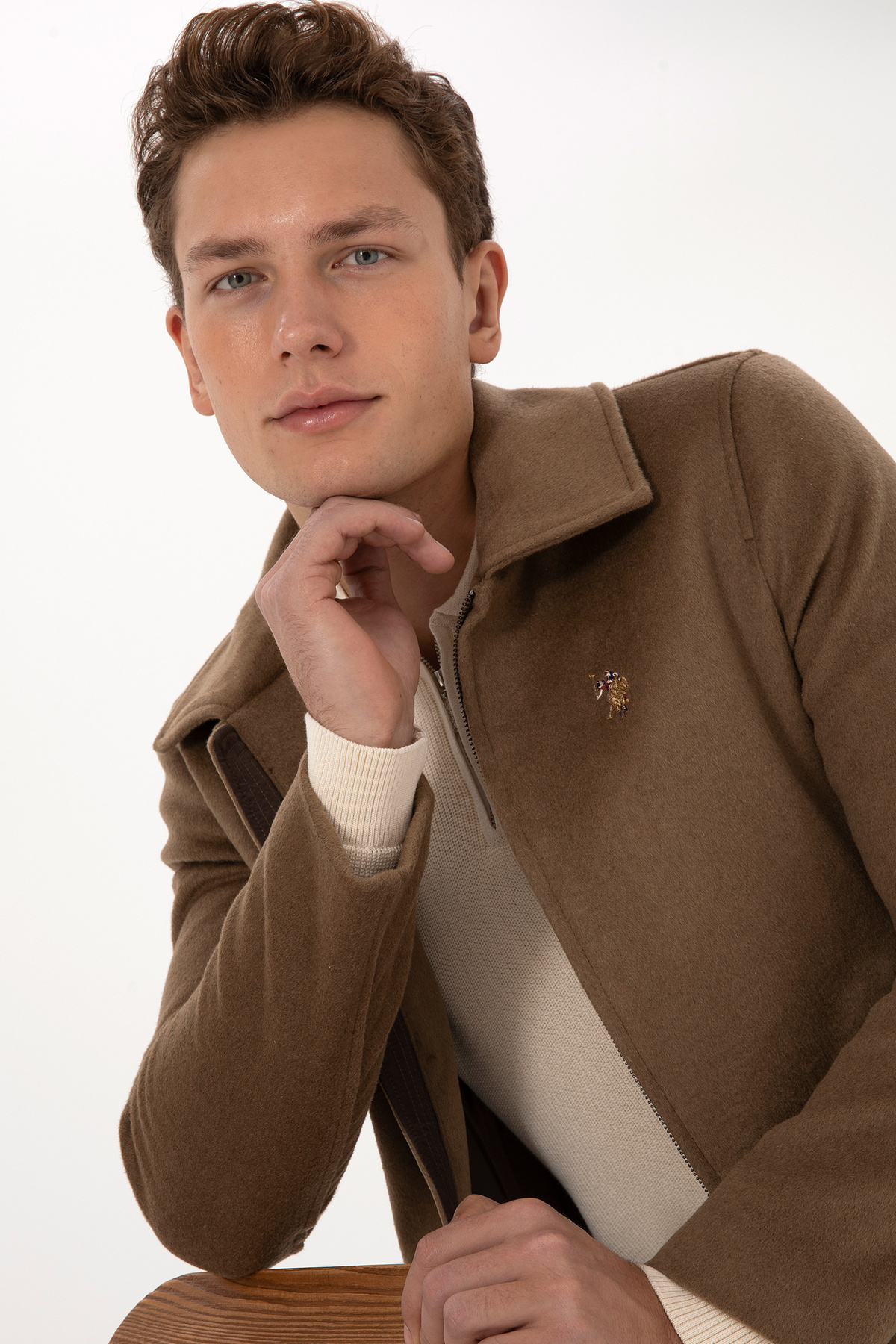 کاپشن مردانه یقه کلاسیک | یو اس پولو U.S. Polo Assn. 50310333 CN - تصویر 2
