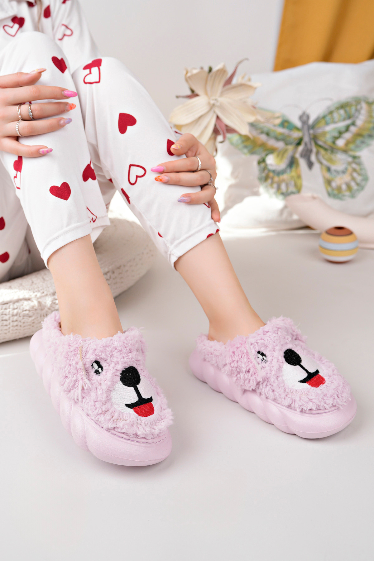 Pink Home Slippers Models Prices Trendyol