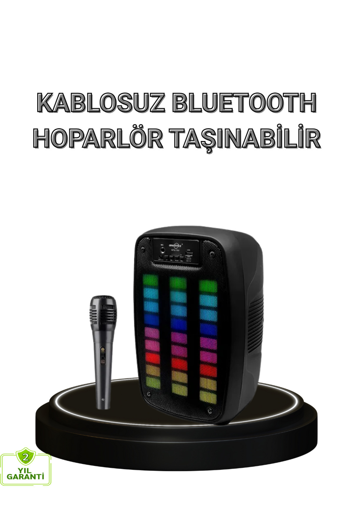 Bİ DÜNYA SHP Bluetooth Hoparlör – Kablosuz Bağlantı, 2 Saat Müzik Süresi
