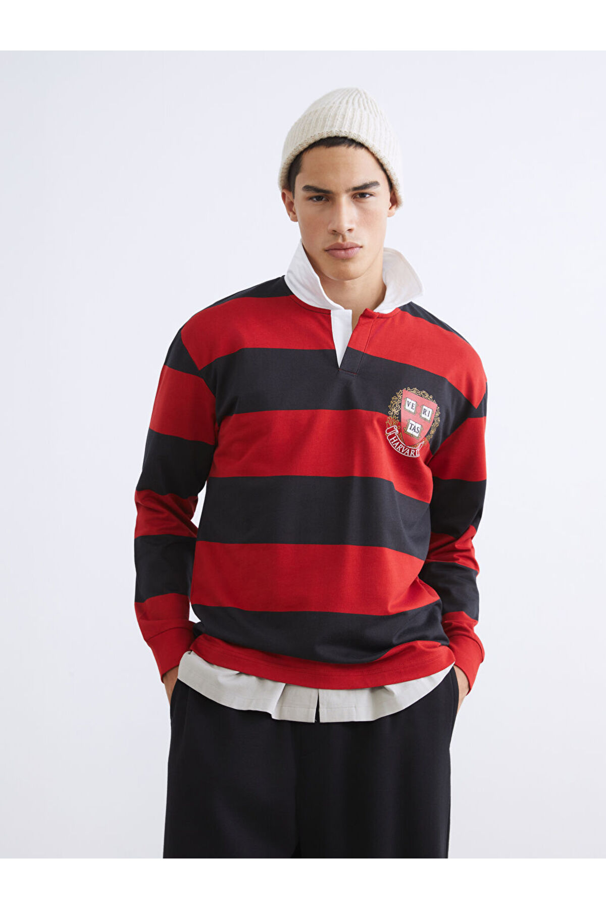 LC Waikiki Sparkling Choices from Shining Store Devrik Roba Harvard Printed Men's Sweatshirt