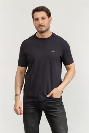 BOSS Erkek Bisiklet Yaka T-Shirt