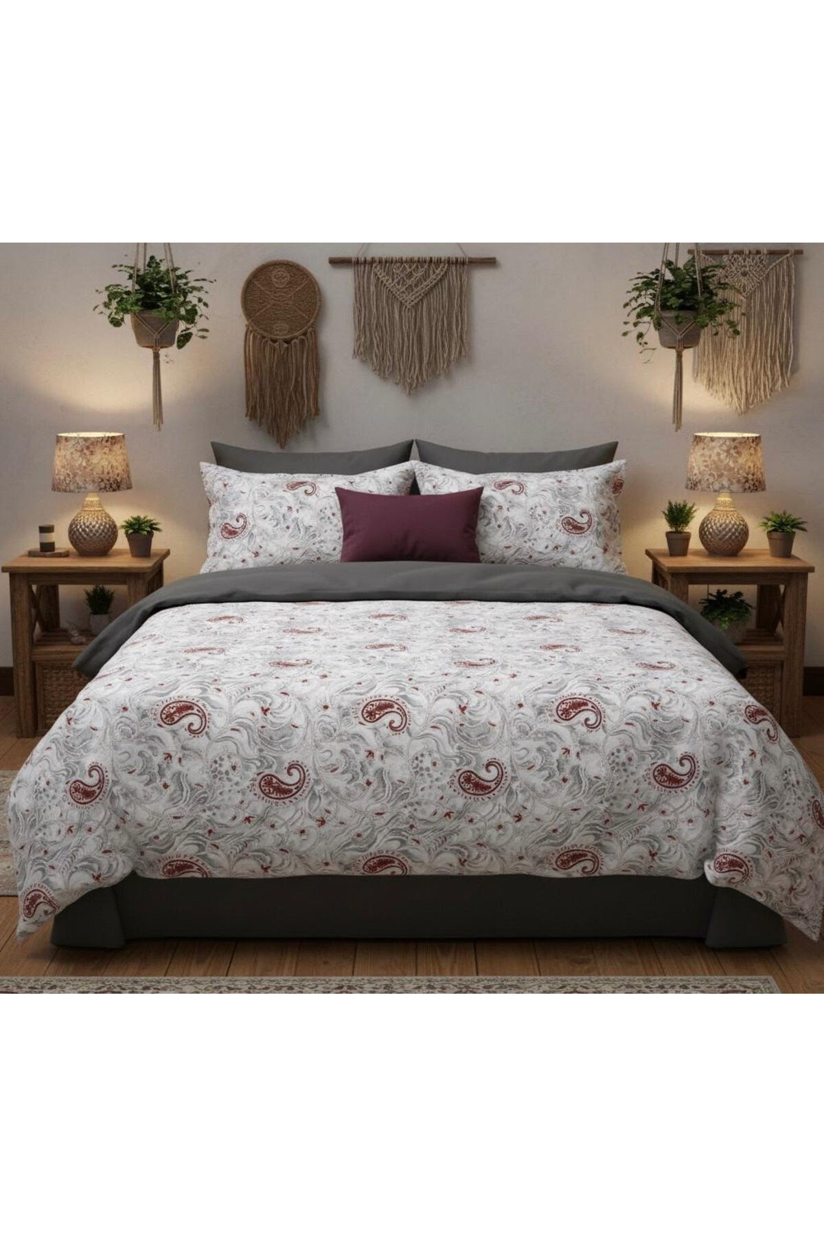 MyStory Home Sada povlečení na dvoulůžko s gumou Etnica