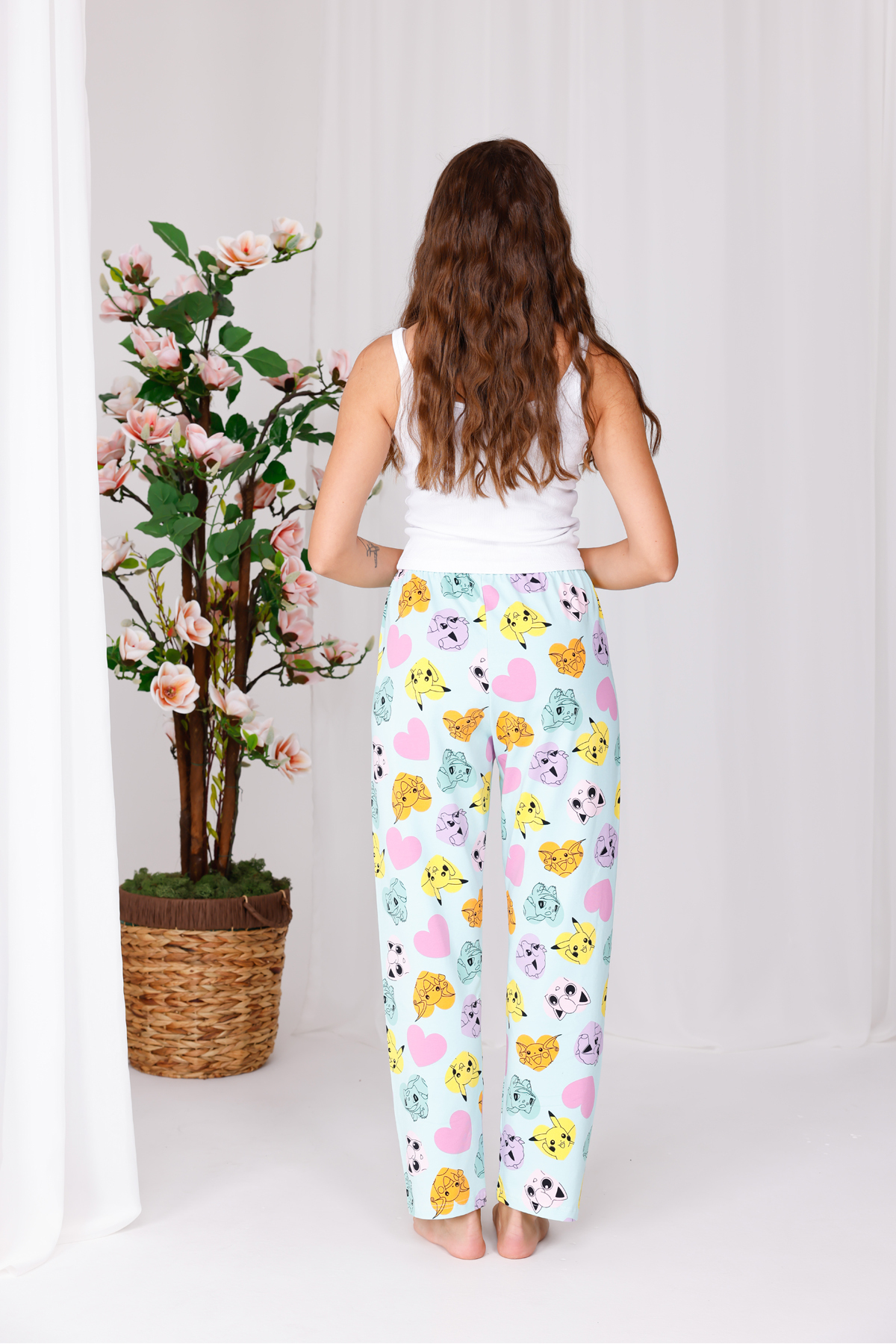 Arvin Pijama Kadın Karakter Baskılı %100 Pamuklu Yumuşak Örme Pijama Altı görsel 4