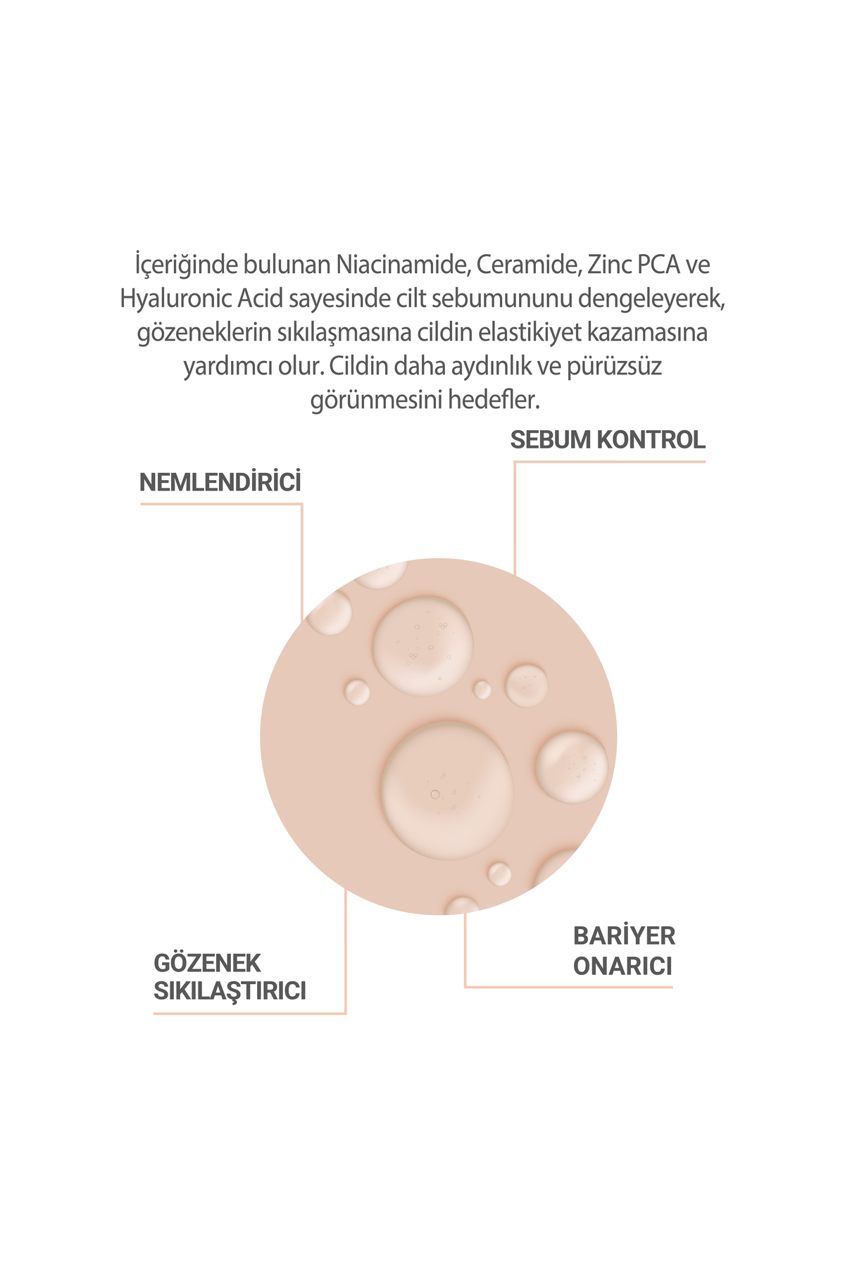 Niacinamide %10 - Ceramide %5 Serum 30 Ml — 8684808758350 — تصویر 4 از 6