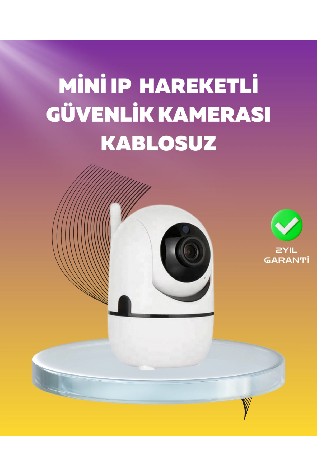 CANSA 1080P WiFi Akıllı Güvenlik Kamerası – Pan & Tilt, Hareket Takip ve İki Yönlü Ses