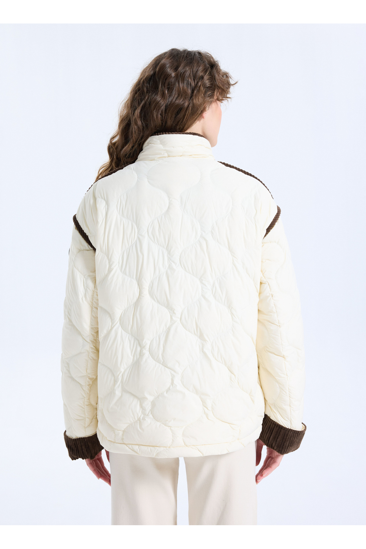 Jeep  Ekru Kadın Mont J5WL-MNT7160 - Görsel 7