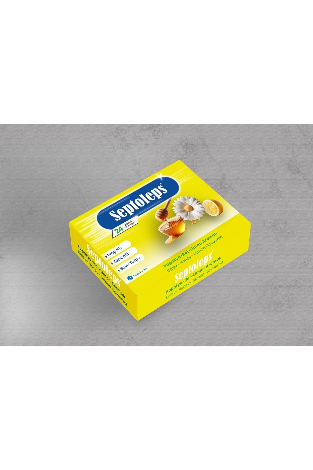 ARELMED SEPTOLEPS pastil propolis ,zencefil,bayır turpu